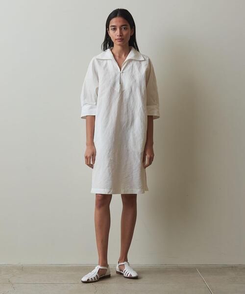 Steven Alan 美品 定価2,6万円 スタンドカラーワンピース STEVEN ALAN ワンピース 「Steven Alan」コットン ロング