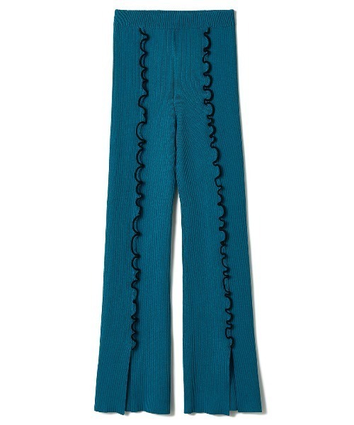 soduk（スドーク）の「soduk/スドーク/colored stitch slit knit