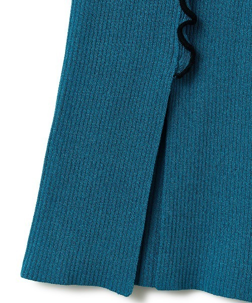 soduk（スドーク）の「soduk/スドーク/colored stitch slit knit