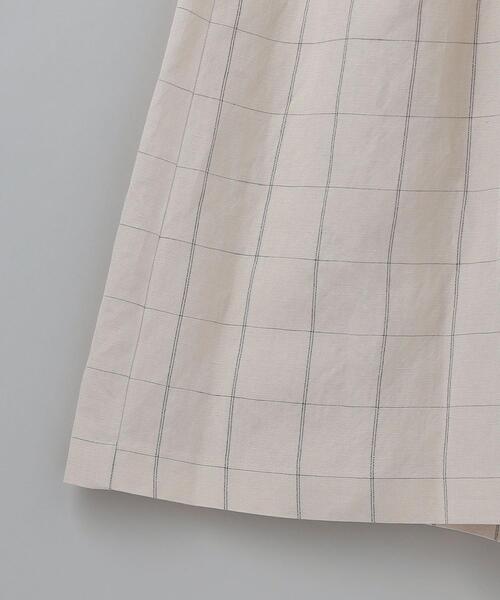 6（ロク）の「＜6(ROKU)＞ASA RAYON SILK CHECK DRESS/ワンピース