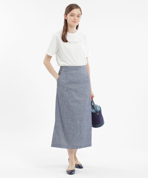 MACKINTOSH PHILOSOPHY（ﾏｯｷﾝﾄｯｼｭ ﾌｨﾛｿﾌｨｰ）の「【WEB限定】ロゴTシャツ（Tシャツ/カットソー・レディース・オフホワイト/ブラック/ベージュ/ダークネイビー・38）」の17枚目の写真