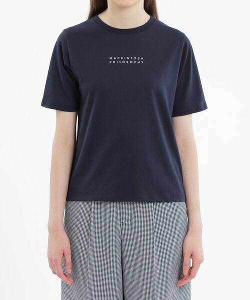 MACKINTOSH PHILOSOPHY（ﾏｯｷﾝﾄｯｼｭ ﾌｨﾛｿﾌｨｰ）の「【WEB限定】ロゴTシャツ（Tシャツ/カットソー・レディース・オフホワイト/ブラック/ベージュ/ダークネイビー・38）」の13枚目の写真