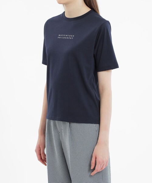 MACKINTOSH PHILOSOPHY（ﾏｯｷﾝﾄｯｼｭ ﾌｨﾛｿﾌｨｰ）の「【WEB限定】ロゴTシャツ（Tシャツ/カットソー・レディース・オフホワイト/ブラック/ベージュ/ダークネイビー・38）」の12枚目の写真