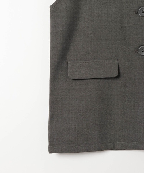 GLOBAL WORK（グローバルワーク）の「サラサラ快適SETUPジレ/187527