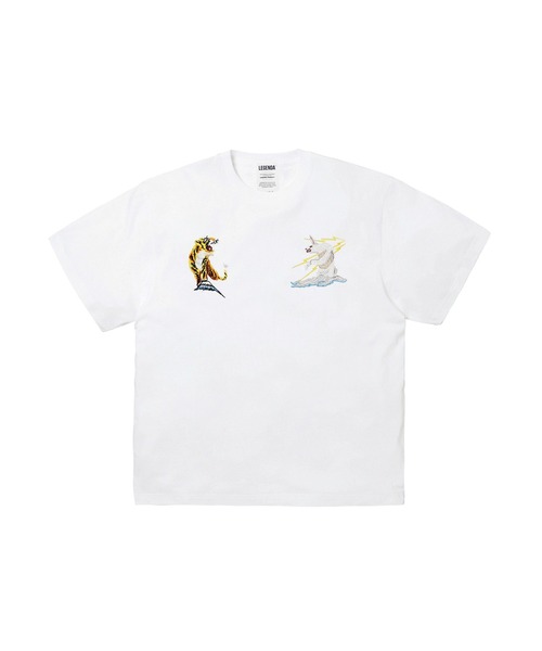 LEGENDA(レジェンダ)の「レジェンダ THE LAND OF スカ スーベニア Tシャツ / LEGENDA THE LAND OF LEGENDS SKA Souvenir T-Shirt(Tシャツ/カットソー・メンズ・ホワイト/ブラック・FREE)」の3枚目の写真