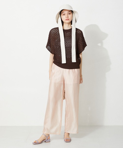 WA ORiental TRaffic(ダブルエーオリエンタルトラフィック)の「■スクエアトゥナローストラップサンダル/32209(サンダル・レディース・ブラック/ベージュ/パープル・SS/S/M/L/LL/3L)」の18枚目の写真