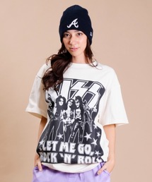 【ZOZOタウン限定アイテム】EPIC RIGHTS ビッグシルエット/オーバーサイズ/無地/KISS デザインTシャツ  EP-MU004