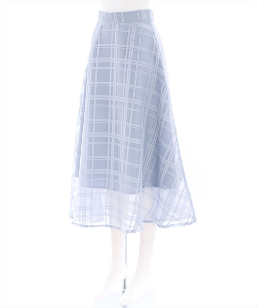 clear（クリア）の「透かし柄フレアスカート[骨格ウェーブ 春夏]（スカート・レディース・ライトベージュ/ライトグレー/ネイビー/ピンク・S/M）」の11枚目の写真
