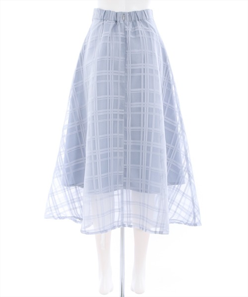 clear（クリア）の「透かし柄フレアスカート[骨格ウェーブ 春夏]（スカート・レディース・ライトベージュ/ライトグレー/ネイビー/ピンク・S/M）」の14枚目の写真