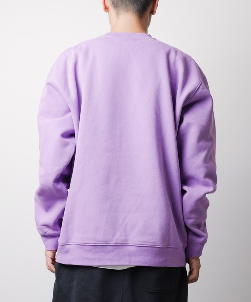 OBEY(オベイ)の「【T18】【OBEY/オベイ】MINI BOX LOGO CREW ミニボックスロゴクルースウェット(スウェット・レディース・パープル/ヘザーグレー/オリーブ・LARGE/X-LARGE/MEDIUM)」の10枚目の写真