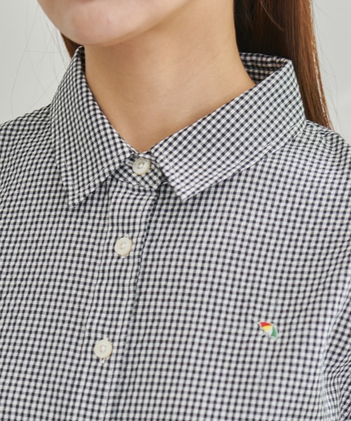 Arnold Palmer(アーノルドパーマー)の「【EC限定】QUICK - DRY ギンガムチェック 半袖 シャツ(シャツ/ブラウス・レディース・ブラック系その他/ライトグリーン系/ブルー系その他/ベージュ系その他・M/S/L)」の12枚目の写真