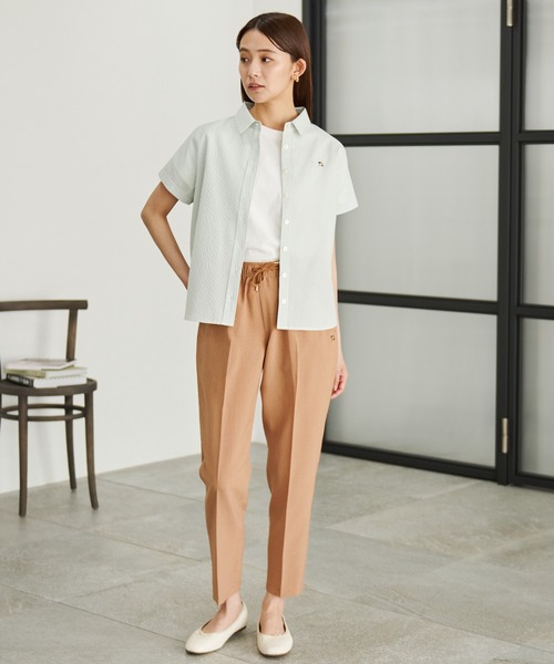 Arnold Palmer(アーノルドパーマー)の「【EC限定】QUICK - DRY ギンガムチェック 半袖 シャツ(シャツ/ブラウス・レディース・ブラック系その他/ライトグリーン系/ブルー系その他/ベージュ系その他・M/S/L)」の8枚目の写真