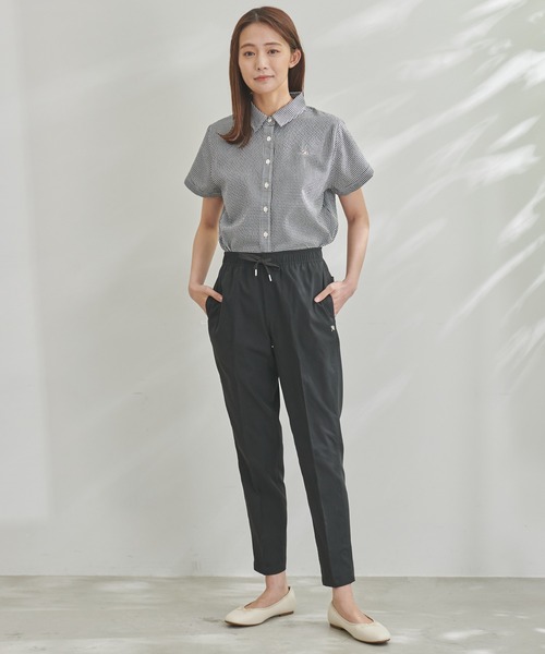 Arnold Palmer(アーノルドパーマー)の「【EC限定】QUICK - DRY ギンガムチェック 半袖 シャツ(シャツ/ブラウス・レディース・ブラック系その他/ライトグリーン系/ブルー系その他/ベージュ系その他・M/S/L)」の5枚目の写真