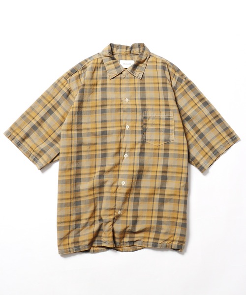 CAL O LINE（キャルオーライン）の「CAL O LINE/キャルオーライン TOROPICAL MADAS SHIRT シャツ（シャツ/ブラウス・メンズ・グリーン系/イエロー系・XL/M/L）」の21枚目の写真