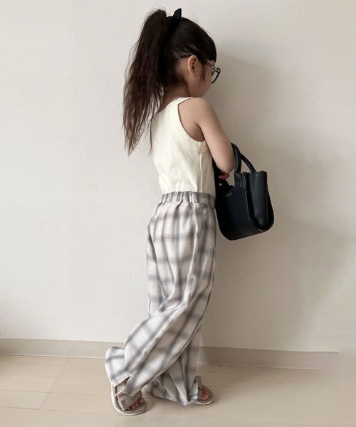 CIAOPANIC TYPY（チャオパニックティピー）の「【KIDS】アメスリリブタンクトップ（タンクトップ・キッズ・チャコールグレー/アイボリー/モカ・L/XL/S/M/XXL）」の18枚目の写真