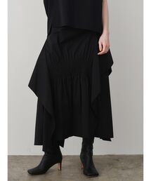 ELENDEEK | シャーリングアシメスカート(スカート)