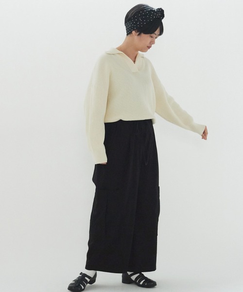 yuni（ユニ ）の「強撚ラチネ カーゴパンツ（カーゴパンツ）」 - WEAR