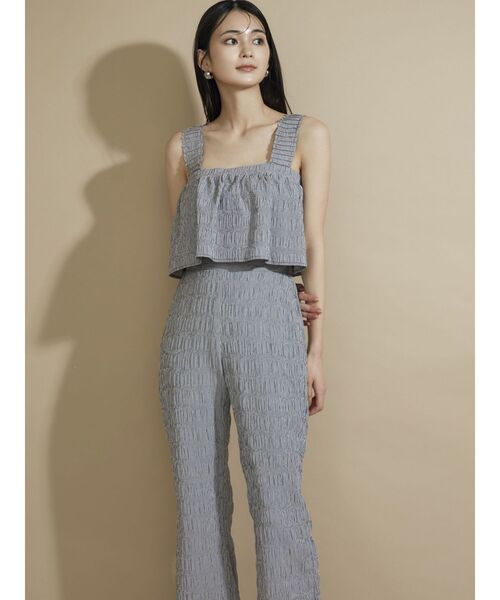 RESEXXY（リゼクシー）の「シャーリングパンツ【セットアップ着用可能】（その他パンツ・レディース・ホワイト/ブラック/ベージュ・FREE）」の15枚目の写真