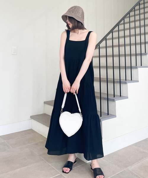 Heather（ヘザー）の「バックリボンティアードノースリーブ