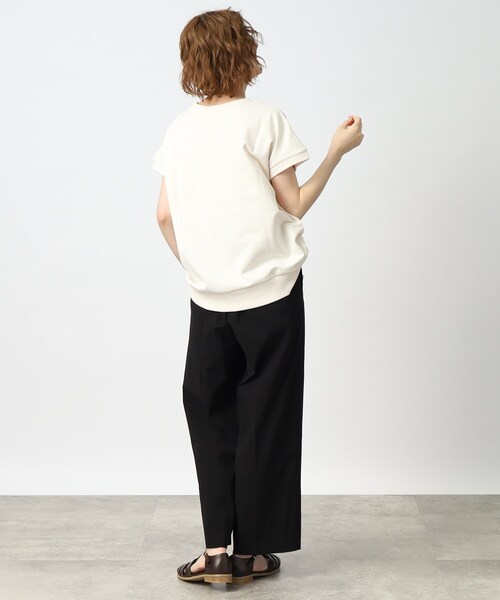 grove（グローブ）の「◆さらっとこなれた大人のカレッジロゴトップス（スウェット・レディース・チャコールグレー/ライトグレー/アイボリー・01/02/03/04/05）」の13枚目の写真