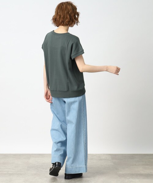 grove（グローブ）の「◆さらっとこなれた大人のカレッジロゴトップス（スウェット・レディース・チャコールグレー/ライトグレー/アイボリー・01/02/03/04/05）」の21枚目の写真