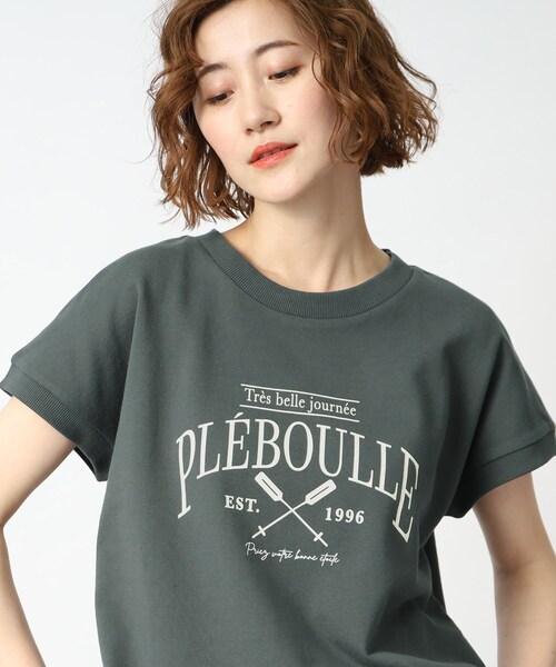 grove（グローブ）の「◆さらっとこなれた大人のカレッジロゴトップス（スウェット・レディース・チャコールグレー/ライトグレー/アイボリー・01/02/03/04/05）」の14枚目の写真