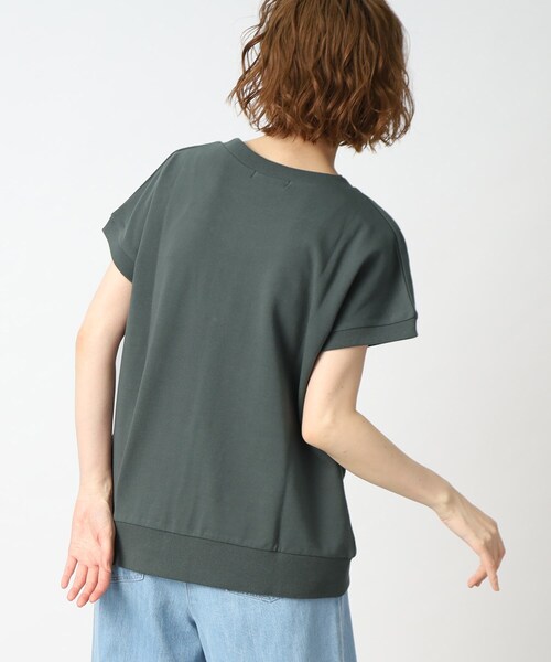 grove（グローブ）の「◆さらっとこなれた大人のカレッジロゴトップス（スウェット・レディース・チャコールグレー/ライトグレー/アイボリー・01/02/03/04/05）」の8枚目の写真