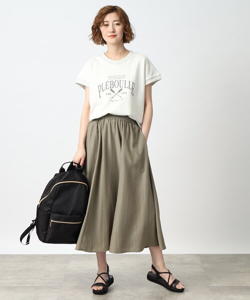 grove（グローブ）の「◆さらっとこなれた大人のカレッジロゴトップス（スウェット・レディース・チャコールグレー/ライトグレー/アイボリー・01/02/03/04/05）」の18枚目の写真