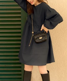 titivate | ふくれｼﾞｬｶﾞｰﾄﾞｼｮｰﾄﾜﾝﾋﾟｰｽ(ワンピース)