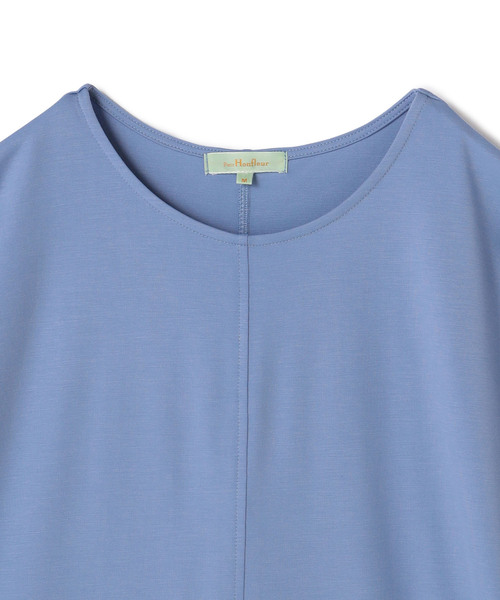 Petit Honfleur(プチオンフルール)の「【接触冷感】ドルマンプルオーバー(Tシャツ/カットソー・レディース・グリーン/サックスブルー/ネイビー・M/L)」の8枚目の写真