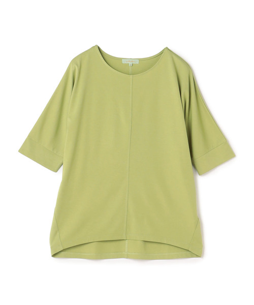 Petit Honfleur(プチオンフルール)の「【接触冷感】ドルマンプルオーバー(Tシャツ/カットソー・レディース・グリーン/サックスブルー/ネイビー・M/L)」の11枚目の写真