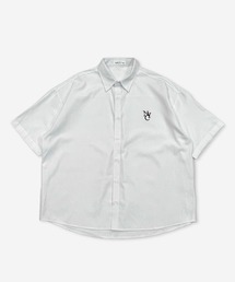 【Select】 オーバーサイズ  ハーフスリーブシャツ