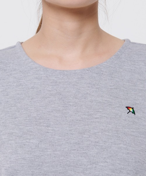 Arnold Palmer（アーノルドパーマー）の「レースストライプ ドッキング パフスリーブ プルオーバー（Tシャツ/カットソー・レディース・ネイビー/ホワイト/グレー・S/M/L）」の4枚目の写真