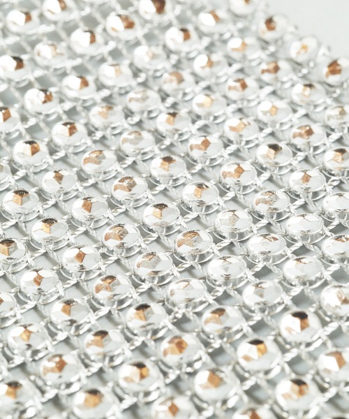 NO ID.（ノーアイディ）の「【NO ID.】Glitter Stole / Glitter ストール（ネクタイ・メンズ・ブラック/ホワイト・ONE SIZE）」の3枚目の写真