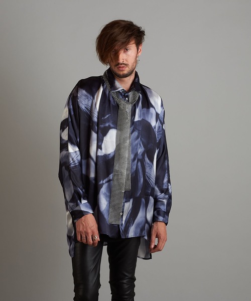 NO ID.（ノーアイディ）の「【NO ID.】Glitter Stole / Glitter ストール（ネクタイ・メンズ・ブラック/ホワイト・ONE SIZE）」の12枚目の写真