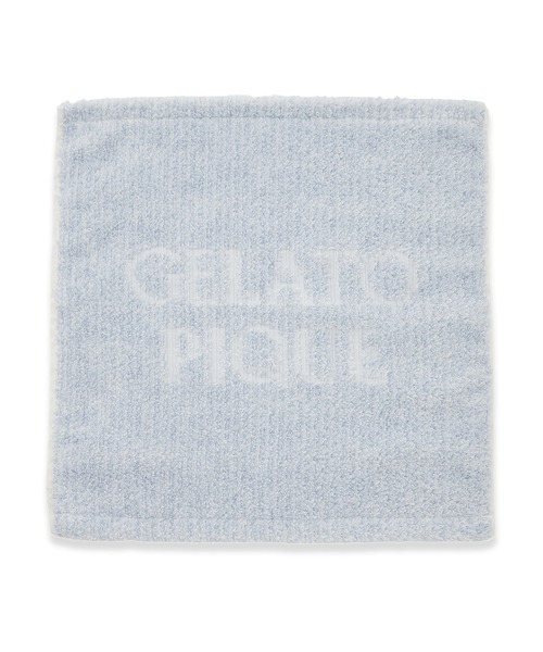 gelato pique(ジェラートピケ)の「ロゴハンドタオル(ハンカチ/ハンドタオル・レディース・ブルー/ピンク・FREE)」の1枚目の写真