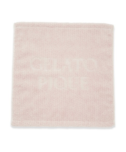gelato pique(ジェラートピケ)の「ロゴハンドタオル(ハンカチ/ハンドタオル・レディース・ブルー/ピンク・FREE)」の3枚目の写真