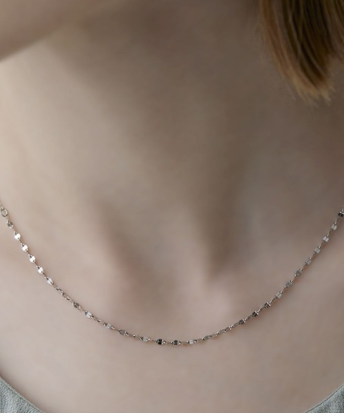 Canal 4℃（カナルヨンドシー）の「【WEB限定】ステンレス ネックレス（ネックレス・レディース・シルバー・FREE）」の6枚目の写真