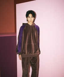 Levi's | 【セットアップ対応】Levi's/リーバイス GOLD TAB(TM) ベロアフーディー ブラウン JUNIPER(パーカー)