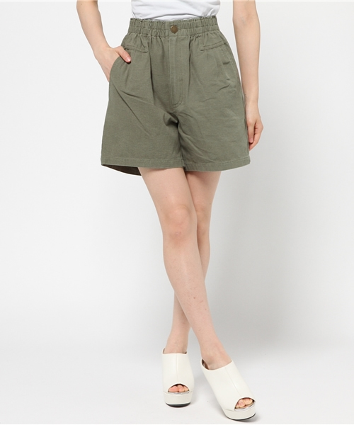 Kastane（カスタネ）の「【Kastane】タックショートパンツ（その他パンツ・レディース・ブルー/レンガ/カーキ/ホワイト・FREE）」の3枚目の写真