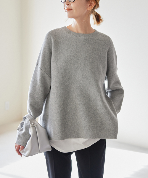 新品 スローブイエナ コットンダブルフェイスプルオーバー SLOBE IENA｜《セットアップ対応可/WEB限定カラーあり》コットン