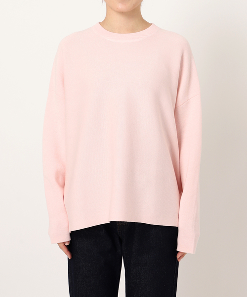 追加》コットンダブルフェイスニットプルオーバー（ニット/セーター