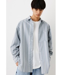 RODEO CROWNS WIDE BOWL | マルチストライプワイドシャツ(シャツ/ブラウス)