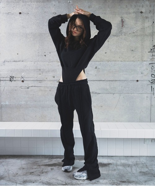 BLONDEY(ブロンディ)の「ストレートスウェットパンツ(スウェットパンツ・レディース・グレー/カーキ/ネイビー/ブラック・FREE/SMALL)」の20枚目の写真