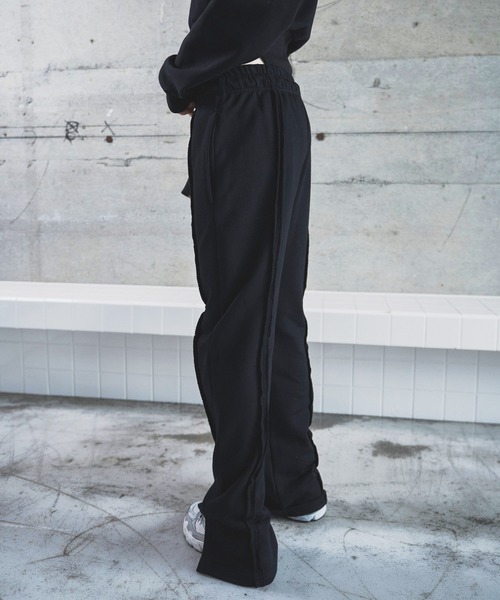 BLONDEY(ブロンディ)の「ストレートスウェットパンツ(スウェットパンツ・レディース・グレー/カーキ/ネイビー/ブラック・FREE/SMALL)」の7枚目の写真