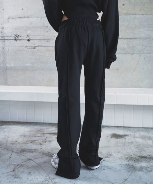 BLONDEY(ブロンディ)の「ストレートスウェットパンツ(スウェットパンツ・レディース・グレー/カーキ/ネイビー/ブラック・FREE/SMALL)」の8枚目の写真