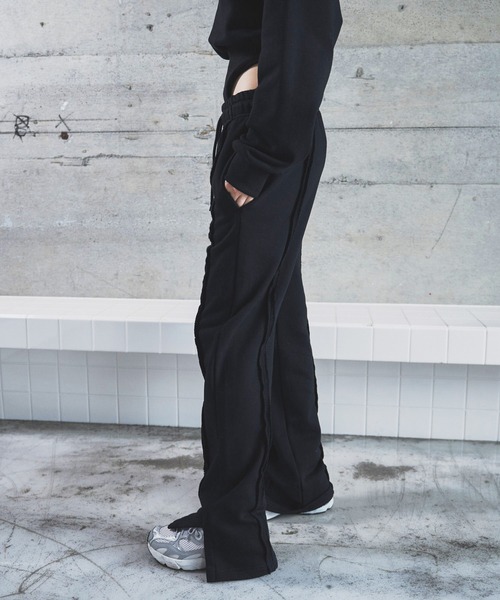 BLONDEY(ブロンディ)の「ストレートスウェットパンツ(スウェットパンツ・レディース・グレー/カーキ/ネイビー/ブラック・FREE/SMALL)」の10枚目の写真