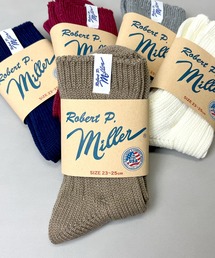 MILLER（ミラー）の「【Robert P. Miller】ロバート・ピー・ミラー 1P Crew Socks クルーソックス 靴下 347C（ソックス/靴下）」