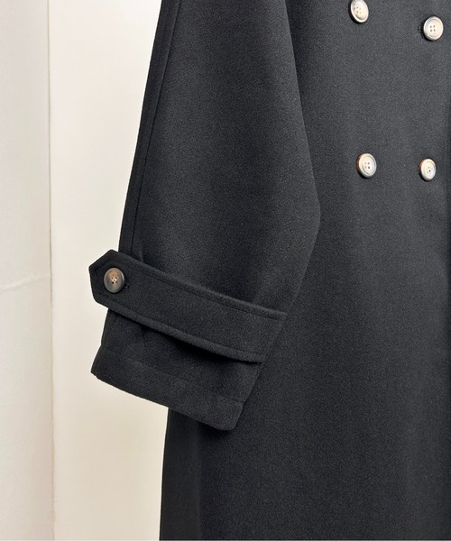 Meli rich（メリーリッチ）の「アレンジカラーフレアコート（ステンカラーコート・レディース・グレイッシュベージュ/ブラック/チャコールグレー/アイボリー/チャコール・MEDIUM）」の9枚目の写真