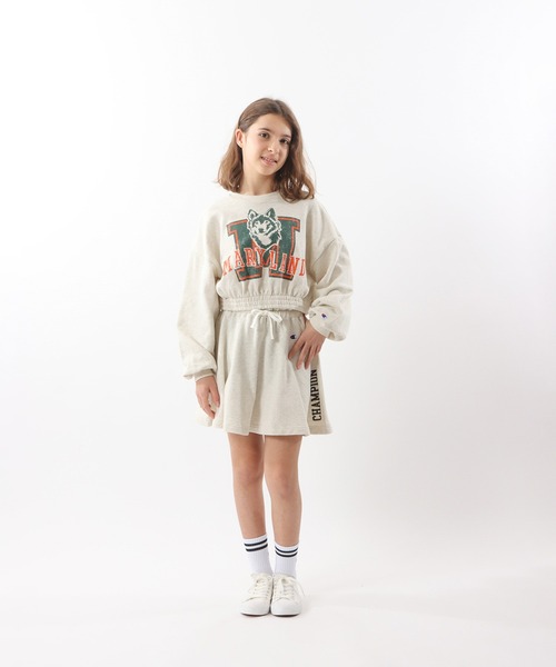 Champion（チャンピオン）の「【Champion/チャンピオン】キッズ スクールサイズ フレアスカート（スカート・キッズ・キャメル/ネイビー/オートミール・150/160）」の7枚目の写真